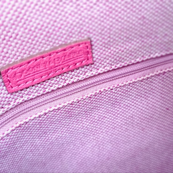 DOONEY & BOURKE PINK LEATHER HOBO BAG - Picture 4 of 6